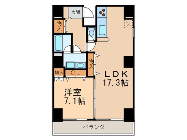 ＰＥＮＣＩＬ柳橋の物件間取画像